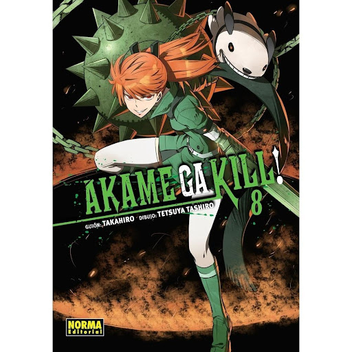 Akame Ga Kill No. 8 Editorial Norma Libro x 1.0 AKAME GA KILL! 08   Autores:Takahiro, Tashiro  Colecciones:CÓMIC MANGA  Editoriales:NORMA Editorial  Series:AKAME GA KILL!   TATSUMI Y EL RESTO DEL NIGHT RAID ESTÁN DISPUESTOS A VENGAR A SUS COMPAÑERO