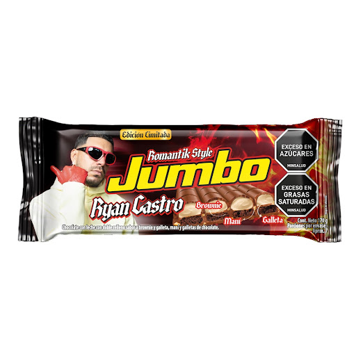 Chocolatina Jumbo Ryan Castro X 170 gr