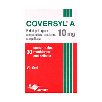 Perindopril Arginina 10 mg Coversyl Servier Caja x 30 Comprimidos  