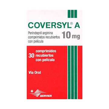 Perindopril Arginina 10 mg Coversyl Servier Caja x 30 Comprimidos  