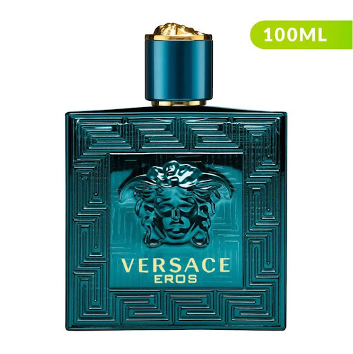 Perfume Hombre Versace Eros 100 ml EDT VERSACE BOTELLA x ML Eros de Versace es una fragancia de la familia olfativa Aromática Fougère para Hombres. Eros se lanzó en 2012. La Nariz detrás de esta fragrancia es Aurélien Guichard. Las Notas de Salida son menta, 