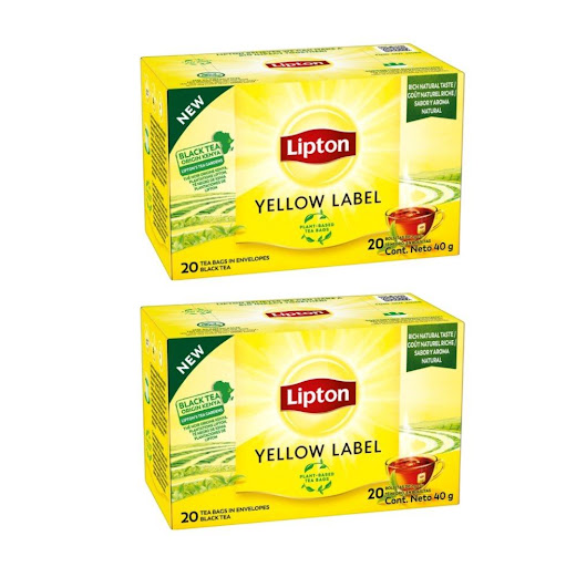 Té Negro Lipton Yellow Label 40 Bolsitas PRECIO ESPECIAL Lipton Bolsitas x 2 