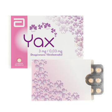 Yax Drospirenona + Etinilestradiol 3mg/0.03mg Abbott Caja x 21 Tabletas  