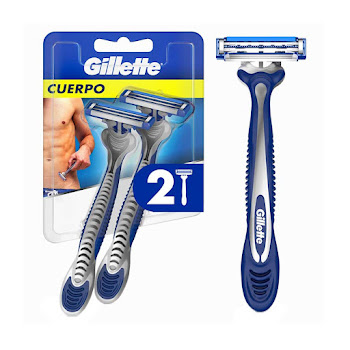 Cuchilla de Afeitar Gillette Máquina de Afeitar Cuerpo Blíster x 2 und  