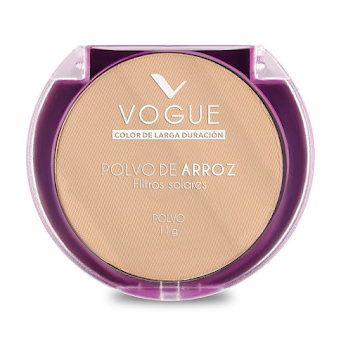 Polvo Vogue Arroz Con Filtros Solares Vainilla x 11 gr  