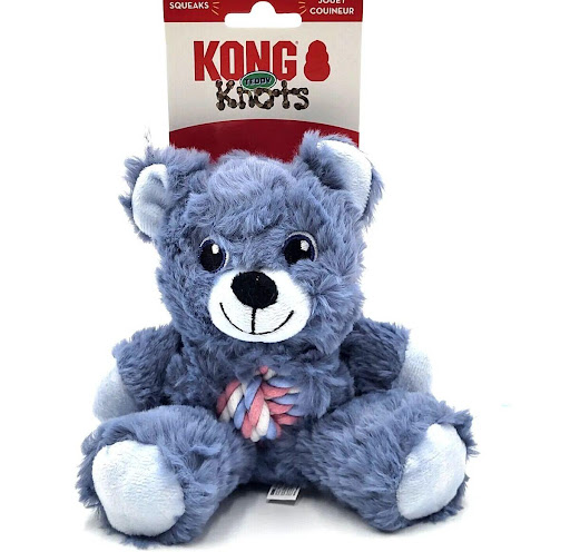 PELUCHE KONG C OSO KNOTS CUERDA S KONG und x 1 Juguete de peluche con cuerda interna diseñado para brindar diversión y satisfacer el instinto de masticación en los perros.Características:Material: Exterior de felpa suave con cuerda interna resiste