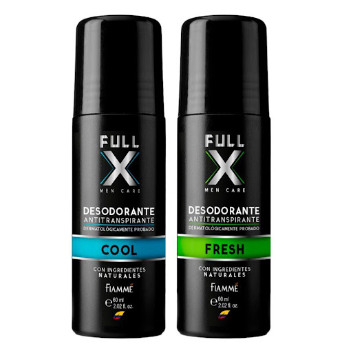 Kit desodorante roll-on Fresh + Coll x2 60 ml fiamme desodorante x 2 