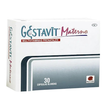 **Gestavit Materno Cáp. Caja x30Cap. Procaps Multivitaminas Prenatales    