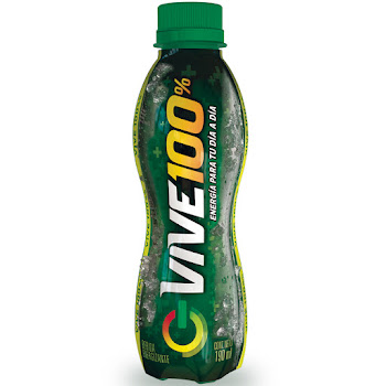 Bebida Energizante Vive 100 Original Botella x 190 ml  
