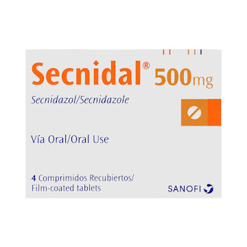 Secnidal Secnidazol 500 mg Sanofi Caja x 4 Comprimidos  