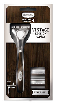 Máquina De Afeitar Schick Quattro Vintage + 2 Repuestos  