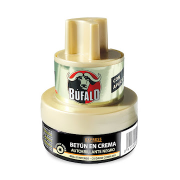 Betún Búfalo Autobrillante Crema Sin Cepillo Negro x 40 ml  