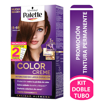 Tinte Schwarzkopf Palette Color Cream Permanente Chocolate 5-68 x 2 tubos  