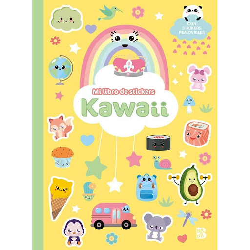 Kawaii. Mi Libro De Stickers Ballon Libro x 1.0 KAWAII MI LIBRO DE STICKERS   En estos originales libros descubrirás un montón de adorables personajes kawaii. Esta colección consta de 4 títulos, cada uno de ellos dedicado a un tipo de actividad: co