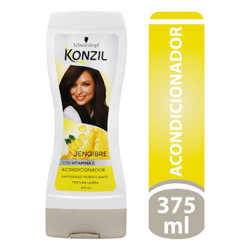 Acondicionador Konzil Jengibre + Vitamina C x 375 ml  
