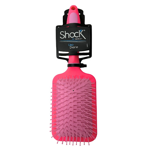 Cepillo Shock Paleta Fucsia Combinado x 1 und