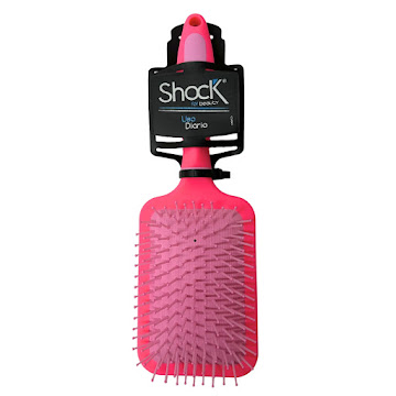 Cepillo Shock Paleta Fucsia Combinado x 1 und  
