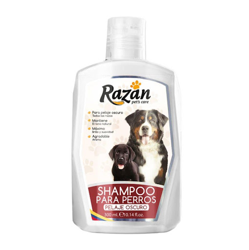 Shampoo pelaje oscuro 300ml Razán frasco x 1  