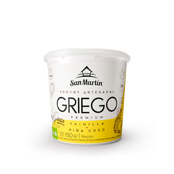 Yogurt Griego San Martín   Vainilla Piña Coco x 150 gr 