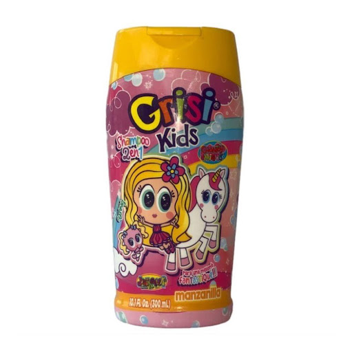 Shampoo 2 en 1 Manzanilla Berinaiz 300 ml - Grisi GRISI UNIDAD x 1 UND El Shampoo 2 en 1 de Grisi contiene (Shampoo + acondicionador) 
Sin parabenos. 
Formulado con Manzanilla, ayuda a mantener un cabello naturalmente claro
No cambia el color natural del cabello.
Con est