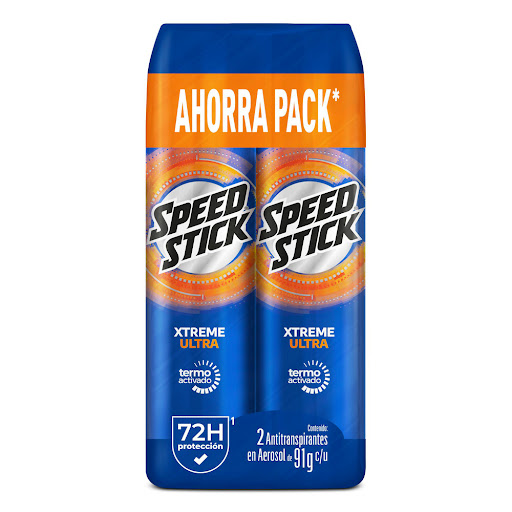 Desodorante Hombre Speed Stick Xtreme Ultra Spray 91gr x2
