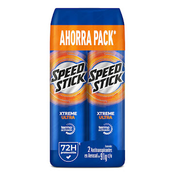 Desodorante Hombre Speed Stick Xtreme Ultra Spray 91gr x2  