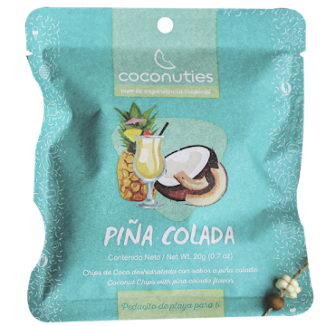Solo Online Chips De Coco   Deshidratado Sabor Piña Colada X 20 G 