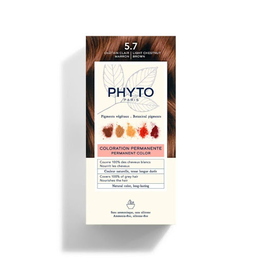 Tinte Phyto Color 5.7 Castaño Claro Marrón PHYTO caja x 1 undefined