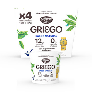 Yogurt Griego Alpina   Natural x 150 gr  