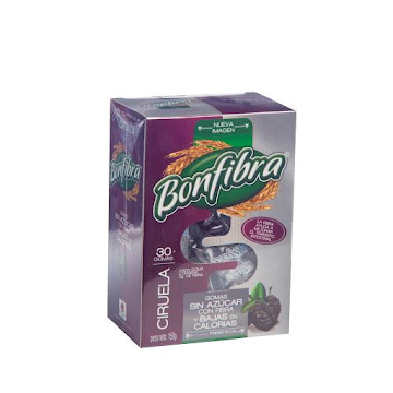 Gomas Procaps Bonfibra   Ciruela Sin Azúcar Baja En Calorías X30und.     