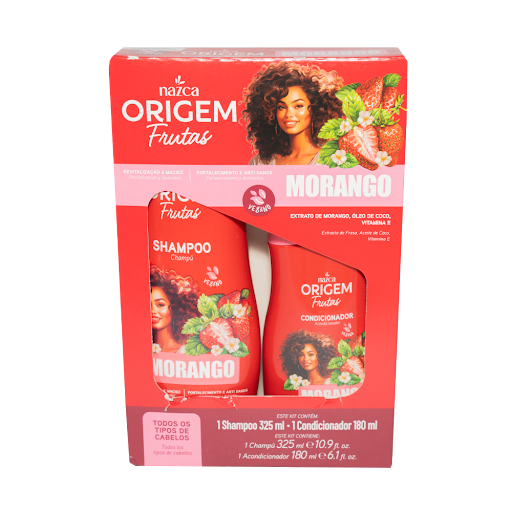 ORIGEM KIT SHAMPOO X 325 ML + ACONDICIONADOR X 180 ML MORANGO ORIGEM KIT x 1