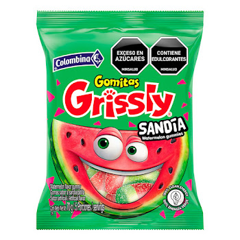 Gomas Grissly Sabor A   Sandía x 70 gr  