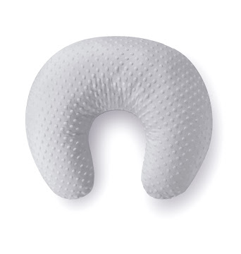 Almohada De Lactancia   Color Gris Políester Y Relleno Algodón Hipoalérgénico X1 Und 