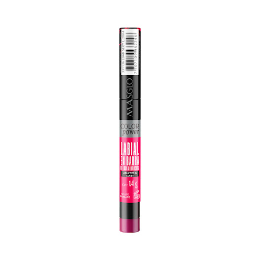 Labial Masglo Color Power Sexy Barra x 1.4 gr