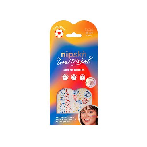 Stickers Faciales Nipskin Edición Mundial Sachet x 3 Und