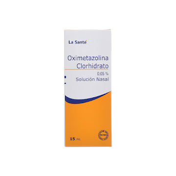 Oximetazolina Clorhidrato La Santé 0.025% Solución Nasal Frasco X15Ml.  