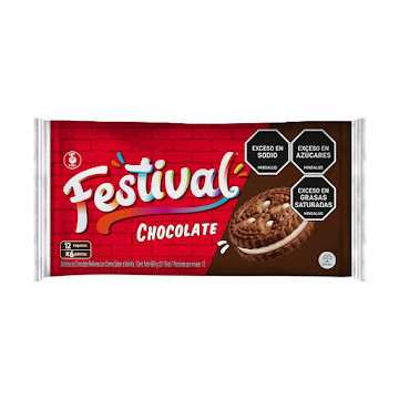 Galleta Festival Chocolate Paquete x 12 und  