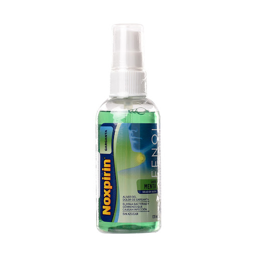 Noxpirin Spray Menta Solución Bucal Siegfried Frasco x 120 ml
