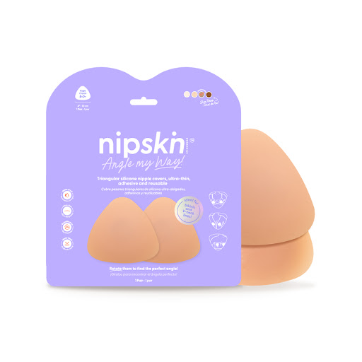 Cubre Pezones Nipskin   Silicona Triangulo Cappuccino x 2 und