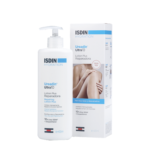 Crema Corporal Isdin Hidratación Ureadin Ultra 10 Lotion Plus Frasco x 400 ml