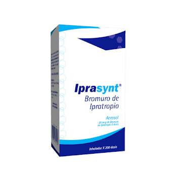 Bromuro de Ipratropio 20 mcg Iprasynt Faes Farma Inhalador x 200 dosis  