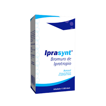 Iprasynt Bromuro de Ipratropio 20 mcg Inhalador Faes Farma x 200 dosis  