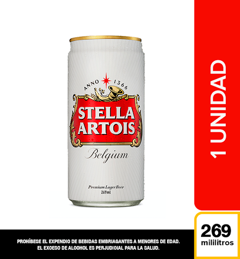 Cerveza Stella Artois x 330 ml