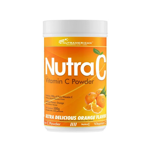 Nutra C 500 g Vitamina C NUTRAMERICANPHARMA Tarro x 1.1 Lb (500g) Nutra-C,  contiene 200g de Ácido Ascórbico, equivalente a 400 tabletas de Vitamina C de 500mg, ultra concentración ideal para personas que buscan aumentar la ingesta de Vitamina C en su dieta.