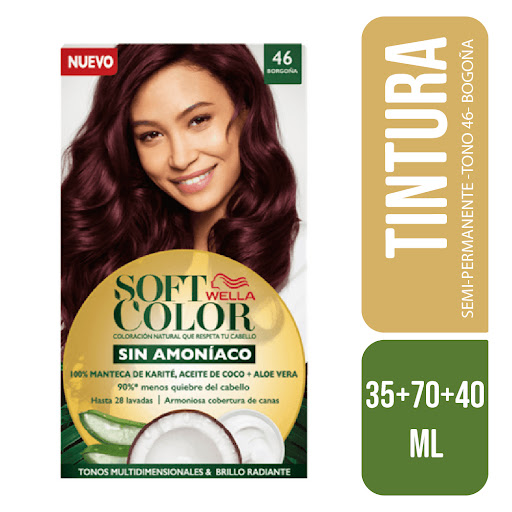 Tinte Wella Soft Color Bogoña N° 46 Sin Amoniaco x 1 und