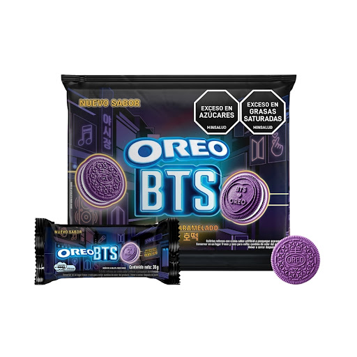 Galleta Oreo BTS Paquete x 216 gr