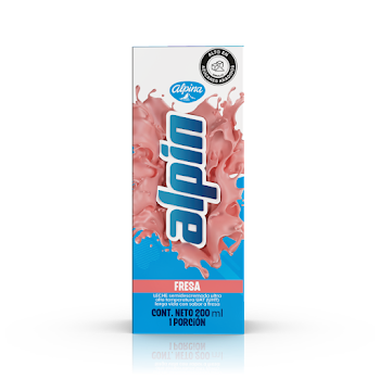 Leche Alpina Alpin Fresa Con Vitaminas x 200 ml  