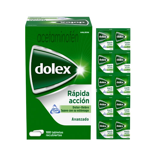 Dolex Avanzado Acetaminofén 500 mg Haleon Fracción Blíster x 10 Tabletas