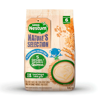 Cereal Nestum Natures Selection 5 Cereales Con Quinoa x 180 gr  