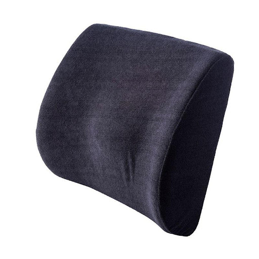 COJIN ERGONOMICO ESPALDA KR KROMIA  x 1 Este cojín está diseñado para soporte lumbar y alivio de la espalda, ideal para personas que pasan largos periodos sentadas. Está fabricado con espuma de alta densidad inyectada, lo que proporciona co